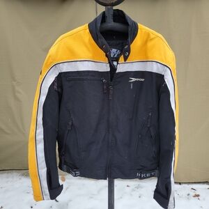Joe Rocket Ballistic Series Yellow, 2 XL Motorcycle Jacket - Good Condition